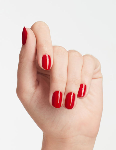 OPI - #ImNotReallyAWaitress is a cult favorite for a reason. It's the  perfect shade of candy apple red that goes with everything making it a true  icon. Try this shade