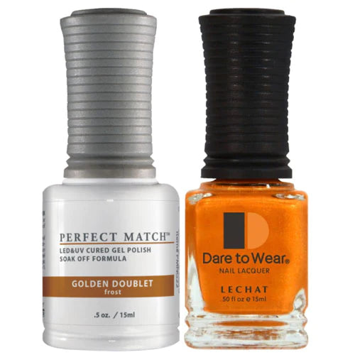 Perfect Match Gel & Lacquer Duo Set- Golden Doublet