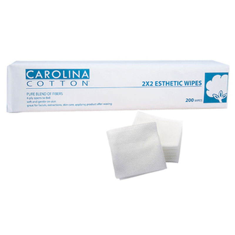 Carolina Cotton® Cotton Wipe 2" x 2" 200 count