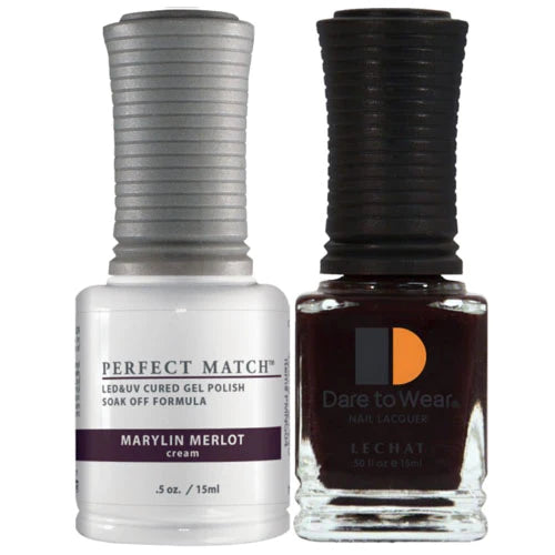 Perfect Match Gel & Lacquer Duo Set- Marilyn Merlot