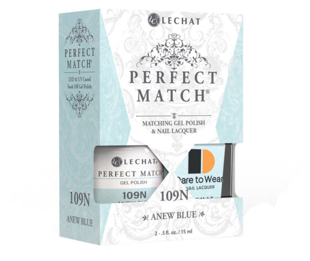 Perfect Match Gel & Lacquer Duo Set-Anew Blue