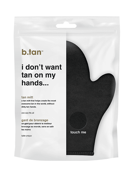 B.Tan -tan mitt i don't want tan on my hands...