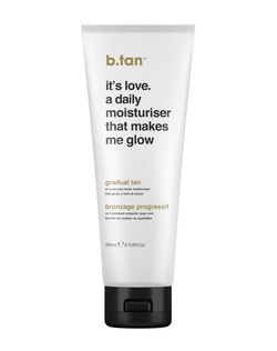 B.Tan -b.tan it's love. a daily moisturiser that makes me glow...