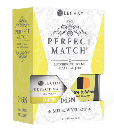 Perfect Match Gel & Lacquer Duo Set- Mellow Yellow