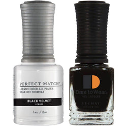 Perfect Match Gel & Lacquer Duo Set- Black Velvet