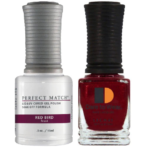 Perfect Match Gel & Lacquer Duo Set- Red Bird