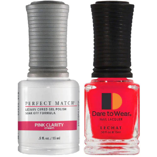 Perfect Match Gel & Lacquer Duo Set- Pink Clarity