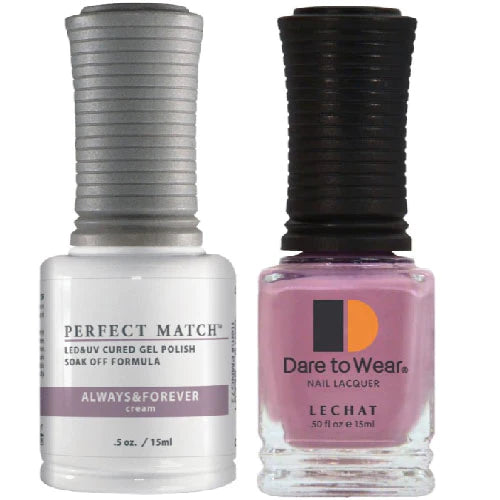 Perfect Match Gel & Lacquer Duo Set- Always & Forever