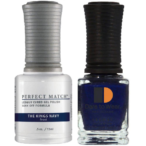 Perfect Match Gel & Lacquer Duo Set- The King's Navy