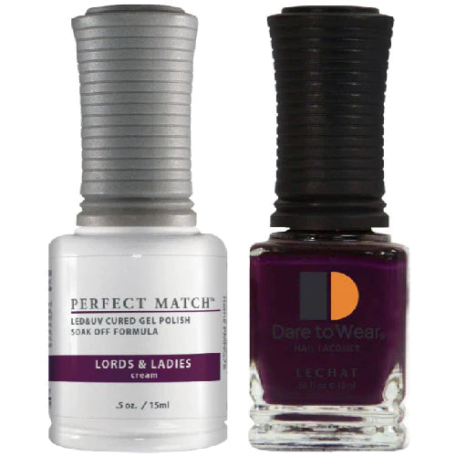 Perfect Match Gel & Lacquer Duo Set- Lords & Ladies