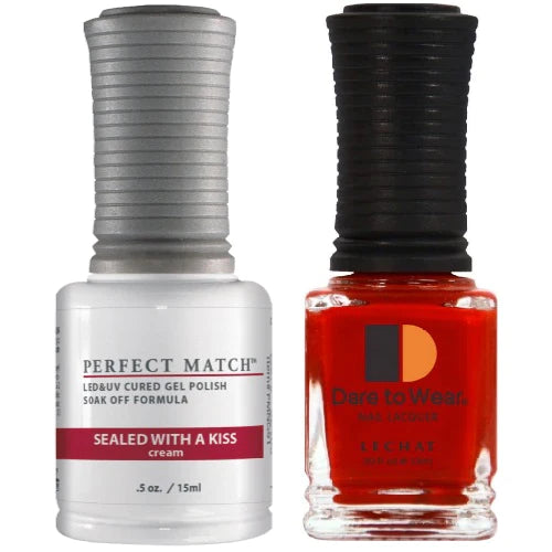 Perfect Match Gel & Lacquer Duo Set- Sealed with a Kiss