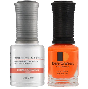 Perfect Match Gel & Lacquer Duo Set- Coral Carnation