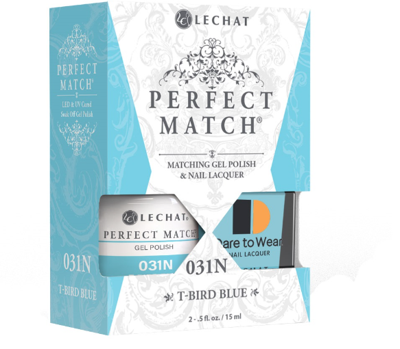 Perfect Match Gel & Lacquer Duo Set-T-Bird Blue