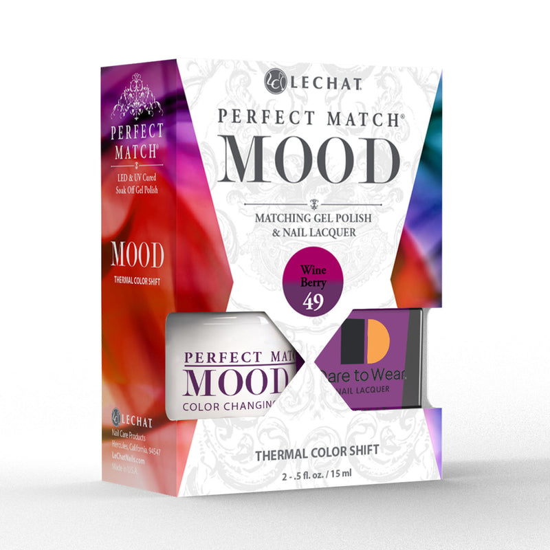 Perfect Match Gel & Lacquer Duo Mood- Wine Berry